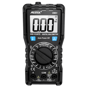 DM91 Digital Multimeter – DC Voltage & AC Voltage Measurement