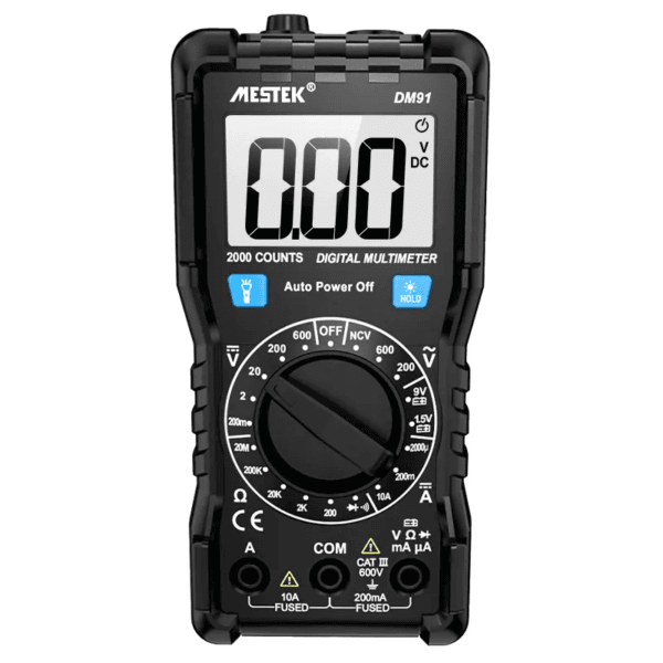 DM91 Digital Multimeter – DC Voltage & AC Voltage Measurement