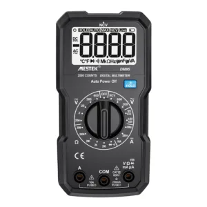 Front view of the compact multimeter DM95