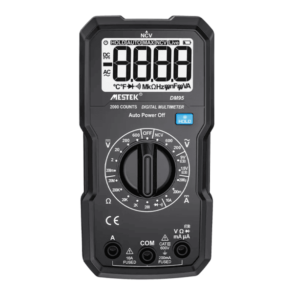 DM95 Digital Multimeter – Mini Size with Proximity Voltage Alert