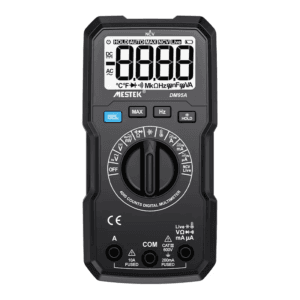 DM90A digital multimeter with auto-ranging and 4000 counts.