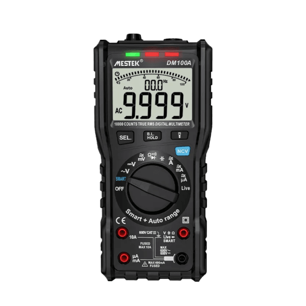 DM100A digital multimeter with True-RMS and voltage detection