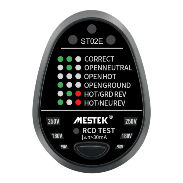 Socket Tester ST02Efor UK 250V Outlets