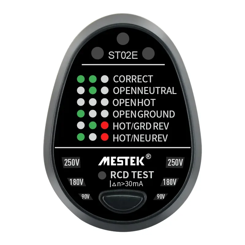 Socket Tester ST02Efor UK 250V Outlets