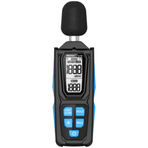 Noise meter SL750 with a 4-digit display for clear and precise readings.