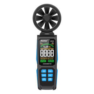 Anemometer AM620 displays wind speed measurement
