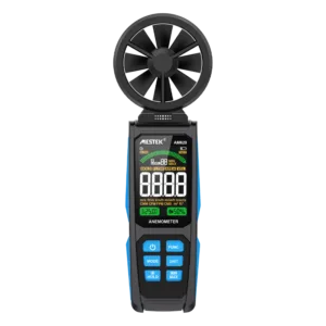 Anemometer AM620 displays wind speed measurement
