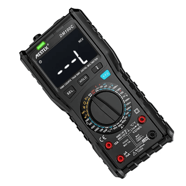 DM100C Digital Multimeter with Frequency, Capacitance, and Resistance Measurement