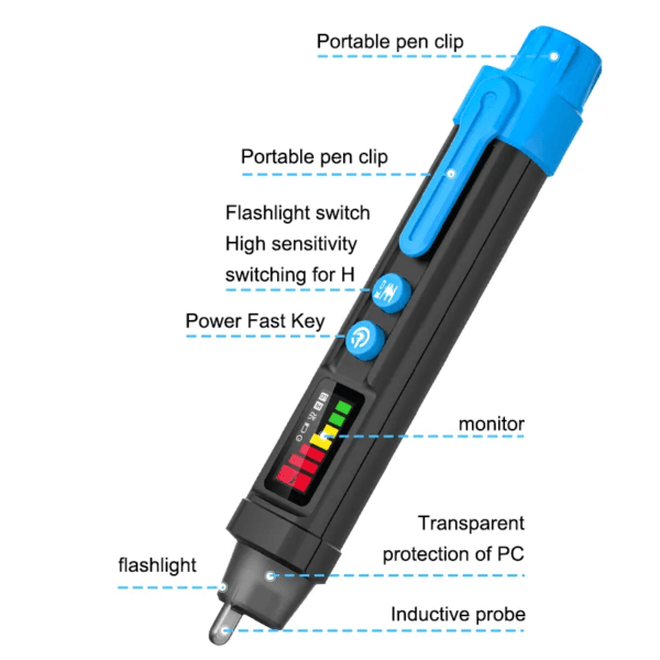 AC50A comes with adjustable sensitivity and frequency detection, making it versatile for various electrical tasks.