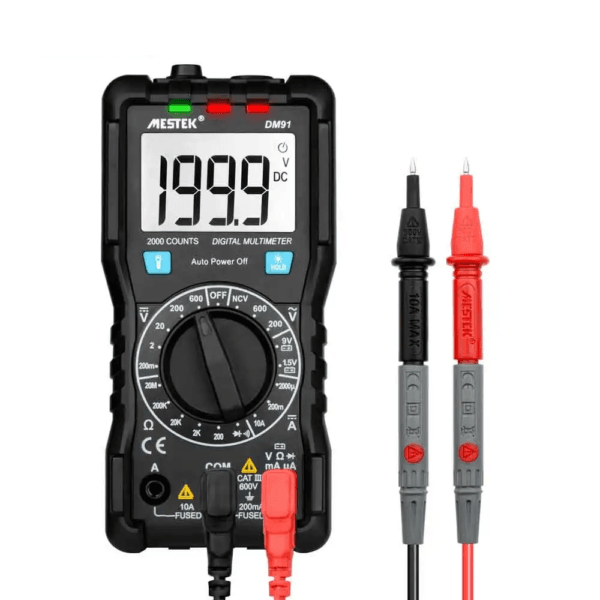 DM91 Manual Range for Accurate Voltage and Current Measurement