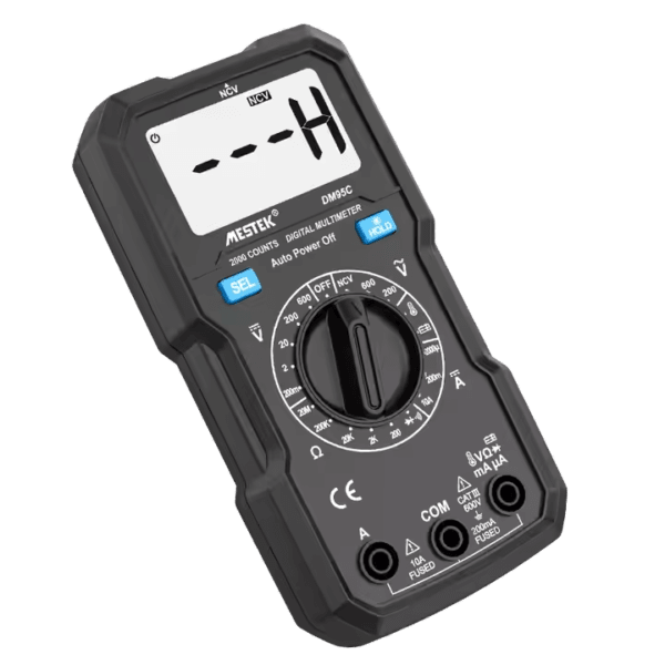 DM95C digital multimeter display diagram