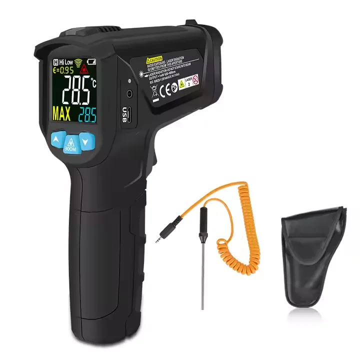 The IR02C infrared thermometer has a temperature range of -50°C to 800°C (-58°F to 1472°F), making it perfect for diverse measurement scenarios.