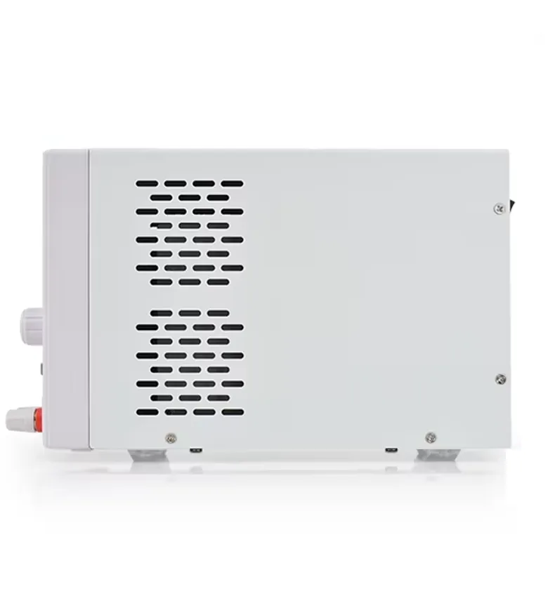 Side view of DC Power Supply DP305MP showing the ports and connections