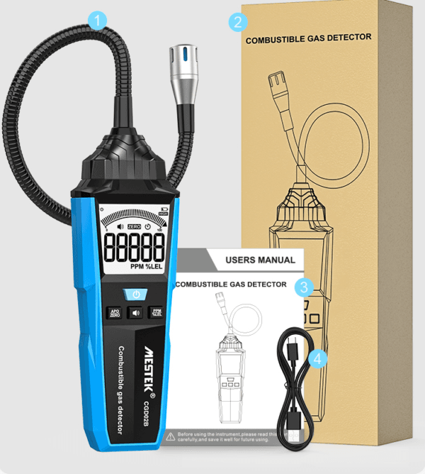 The diffusion sampling method of the combustible gas detector CGD02B is very accurate