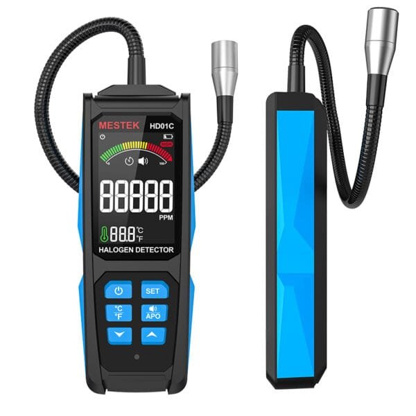 Image depicting the Halogen Leak Detector HD01C, suitable for air conditioning refrigerant detection