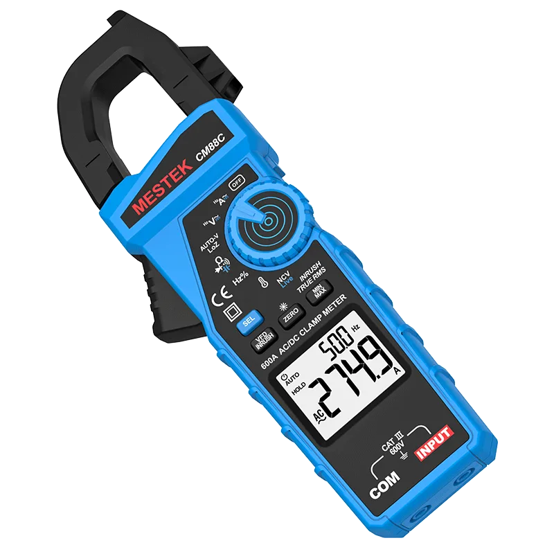The picture shows the clamp electric meter CM88C with zero reset function