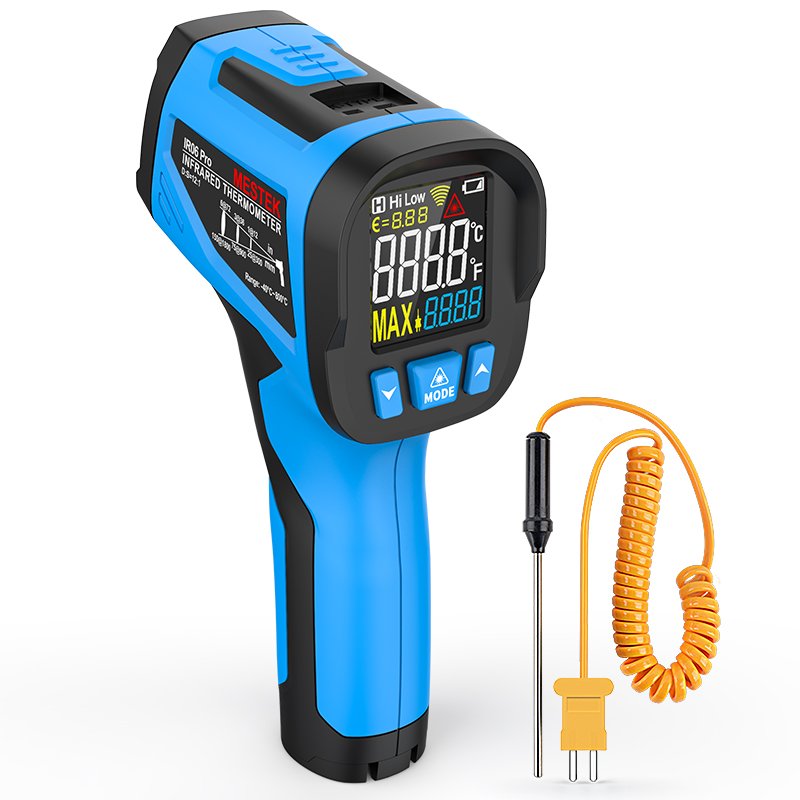 Infrared laser thermometer IR06 front view