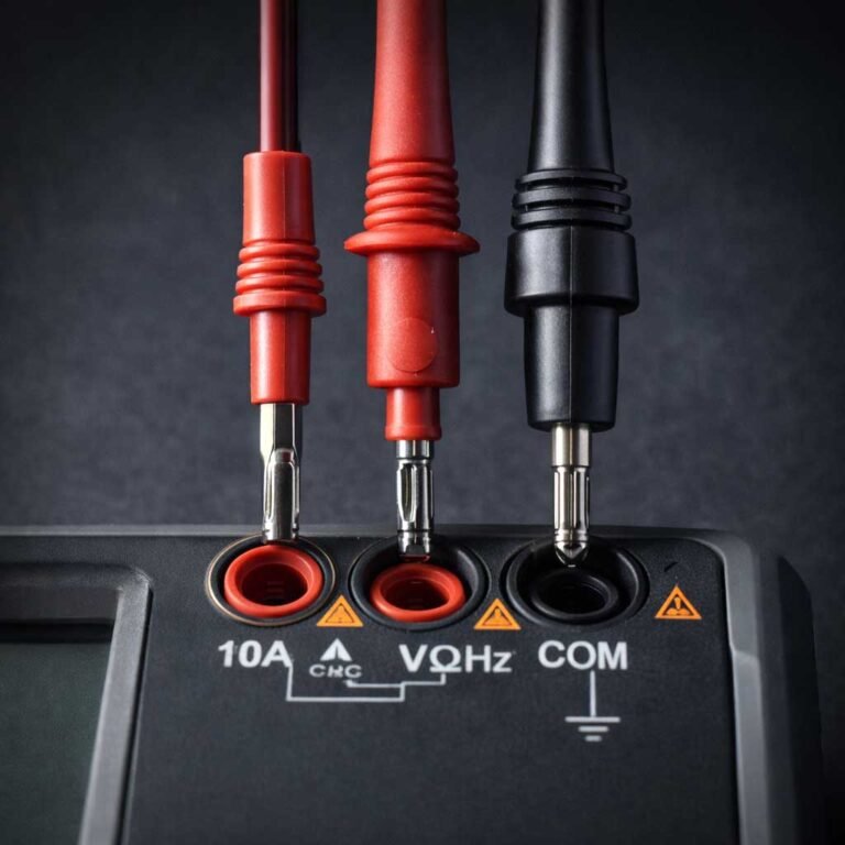 The image depicts a comparison of different types of multimeter test pens.