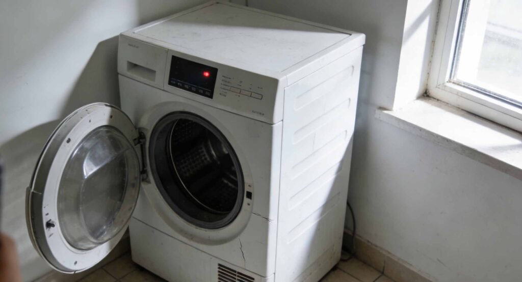 The dryer stopped working due to a circuit breaker trip.