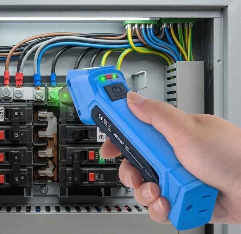 MESTEK circuit breaker finder is diagnosing the cause of false alarms.